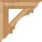 Ekena Millwork Merced Traditional Rough Sawn Bracket, Western Red Cedar, 6"W x 30"D x 30"H BKT06X30X30MRC01RWR - alternate 2